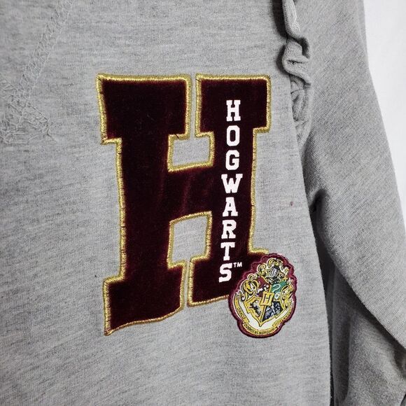 HARRY POTTER dress gray‎ long sleeve Hogwarts sweatshirt L - Picture 3 of 10